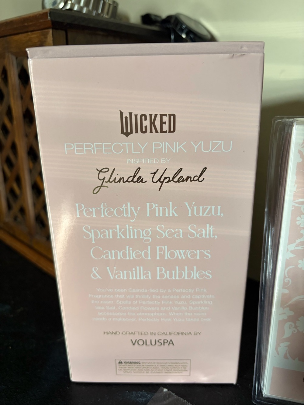 Voluspa Rose Gold Reed Diffuser Set - Picture 2 of 3